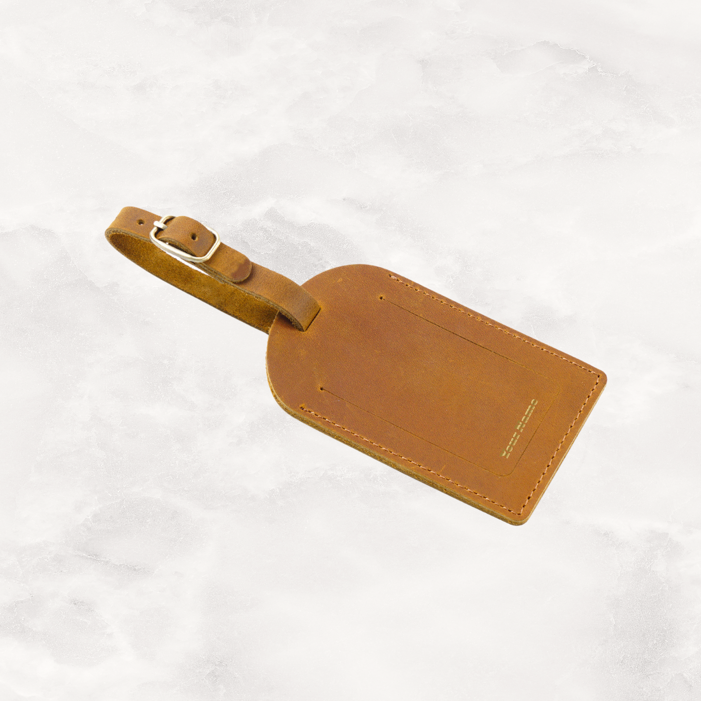 Leather Luggage Tag | Nut