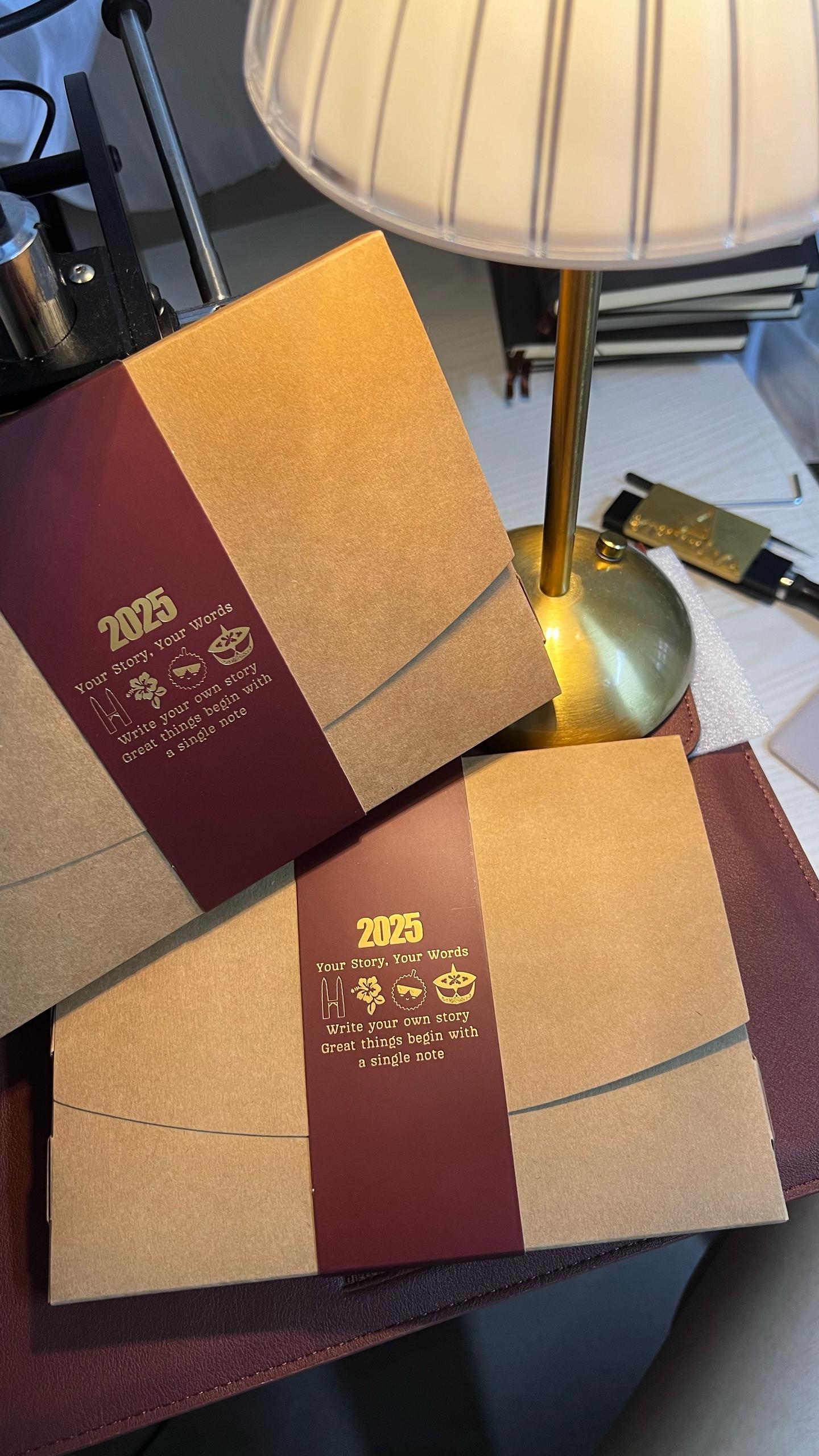 PU Notebook - Gold Foil Personalized Name - Black