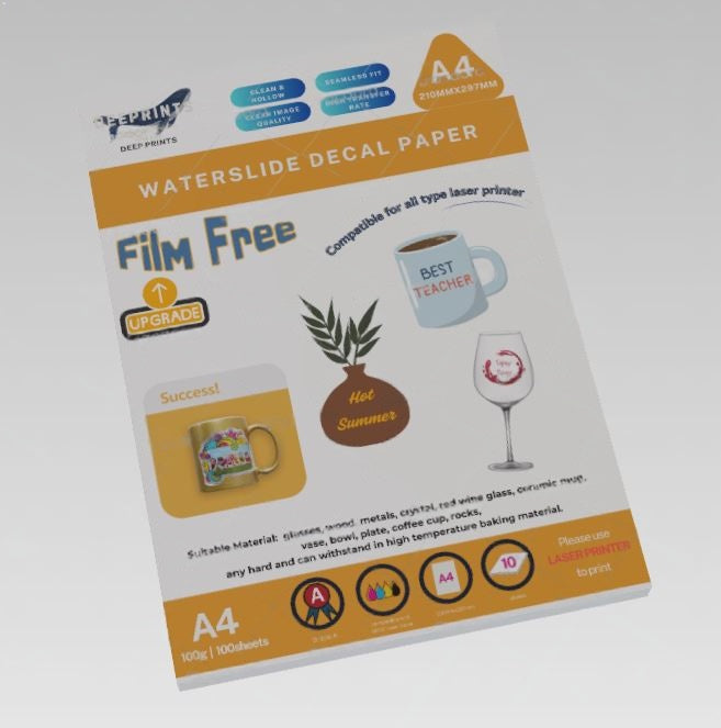 Waterslide Decal Paper 10pcs