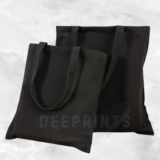 Tote Bag 40x35cm - 12oz Plain Black Color