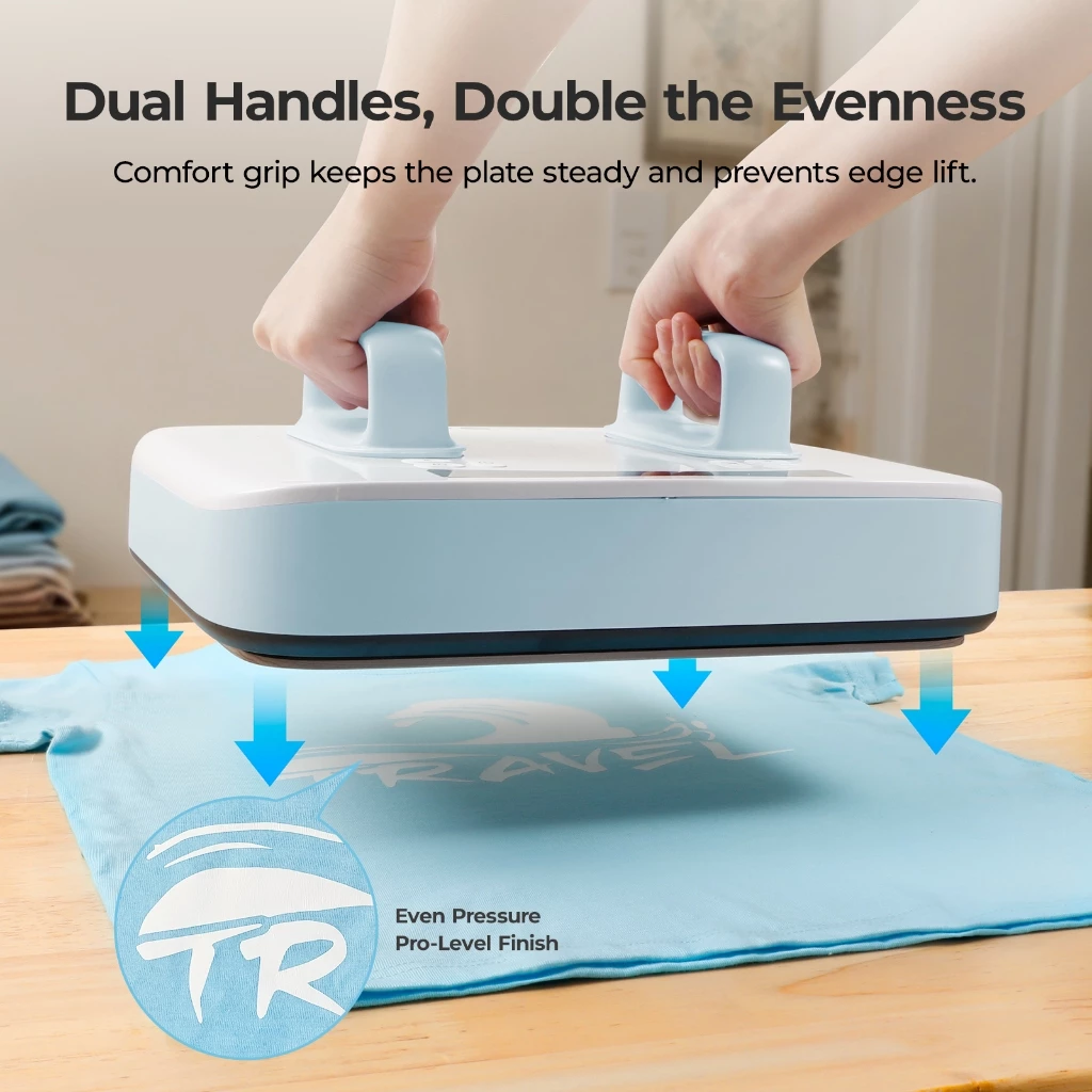 HTVRONT Heat Press Machine 220V, 12X10